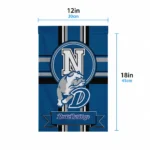 Drake Bulldogs Garden Flag Personalized Circle Medallion Blue Best Selling