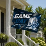 Drake Bulldogs House Flag Custom Action Streaks Blue Best Selling