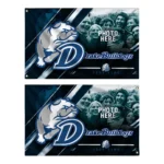 Drake Bulldogs House Flag Custom Diagonal Stripes Blue Best Selling