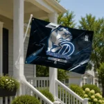 Drake Bulldogs House Flag Customized Speed Slashes Blue Best Selling