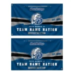 Drake Bulldogs House Flag Personalized Brushed Streaks Blue Best Selling