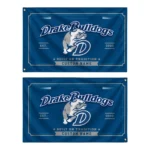Drake Bulldogs House Flag Personalized Ornate Border Blue Best Selling