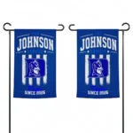 Duke Blue Devils Garden Flag Custom Distressed Stripes Blue Best Selling