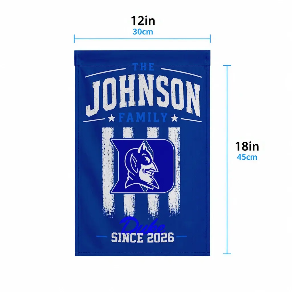 Duke Blue Devils Garden Flag Custom Distressed Stripes Blue High Quality Duke Blue Devils Garden Flag Custom Distressed Stripes Blue High Quality