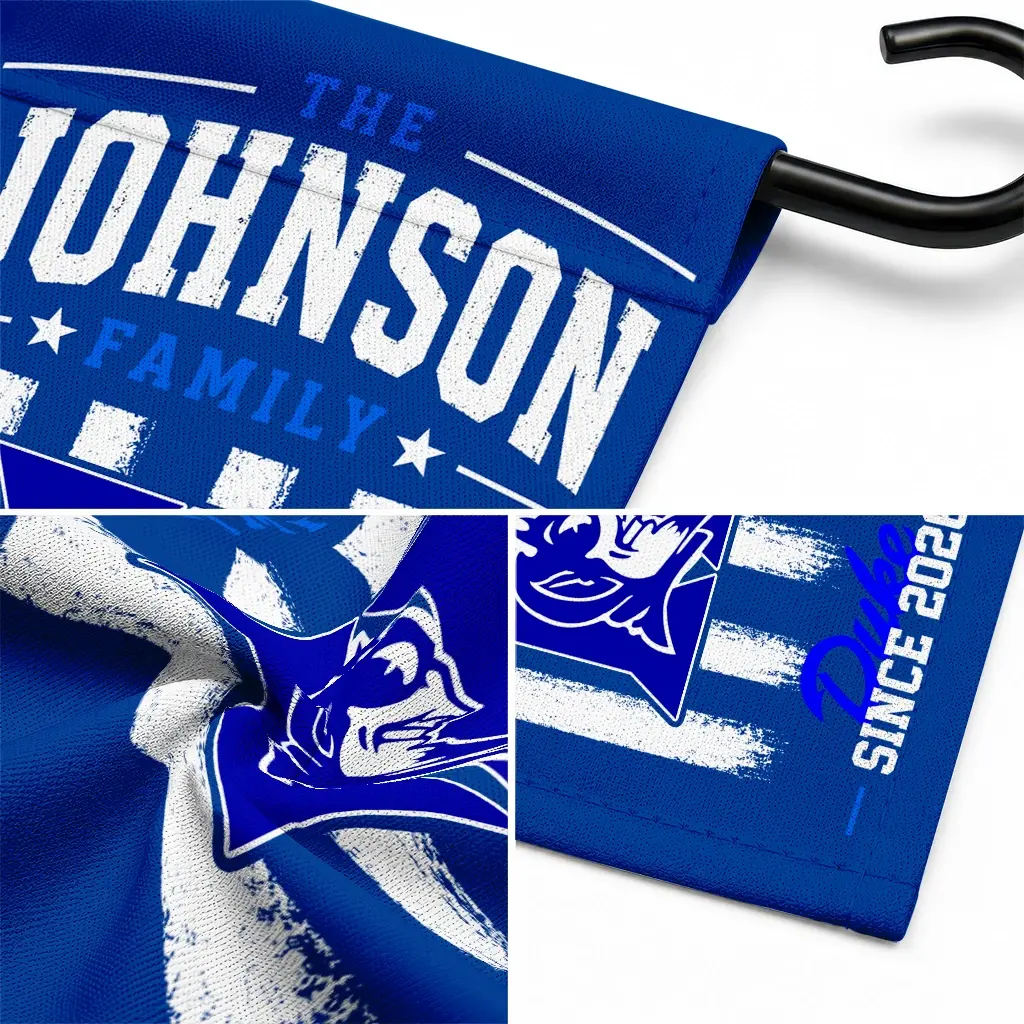 Duke Blue Devils Garden Flag Custom Distressed Stripes Blue Latest Model Duke Blue Devils Garden Flag Custom Distressed Stripes Blue Latest Model
