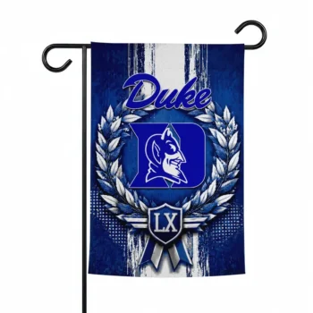 Duke Blue Devils Garden Flag Custom Laurel Wreath Blue Best Selling