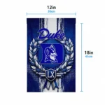 Duke Blue Devils Garden Flag Custom Laurel Wreath Blue Best Selling