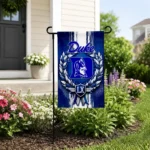 Duke Blue Devils Garden Flag Custom Laurel Wreath Blue Best Selling