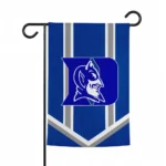 Duke Blue Devils Garden Flag Customized Chevron Stripes Blue Best Selling