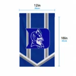 Duke Blue Devils Garden Flag Customized Chevron Stripes Blue Best Selling