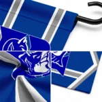Duke Blue Devils Garden Flag Customized Chevron Stripes Blue Best Selling