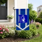 Duke Blue Devils Garden Flag Customized Chevron Stripes Blue Best Selling