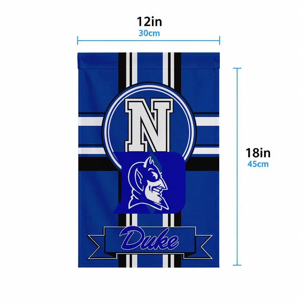 Duke Blue Devils Garden Flag Customized Circle Medallion Blue High Quality Duke Blue Devils Garden Flag Customized Circle Medallion Blue High Quality