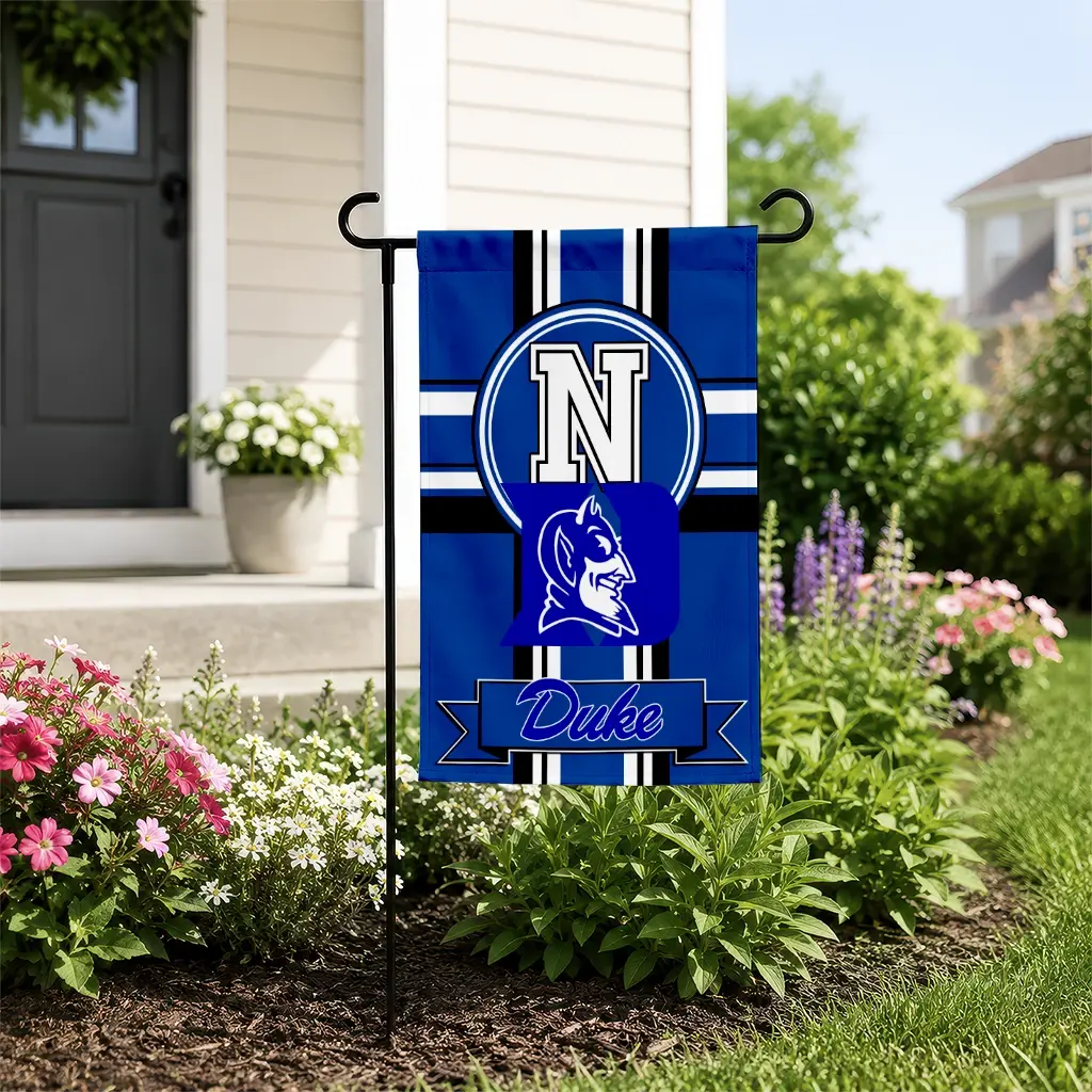 Duke Blue Devils Garden Flag Customized Circle Medallion Blue New Arrival Duke Blue Devils Garden Flag Customized Circle Medallion Blue New Arrival