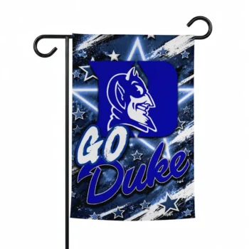 Duke Blue Devils Garden Flag Personalized Glowing Star Blue Best Selling