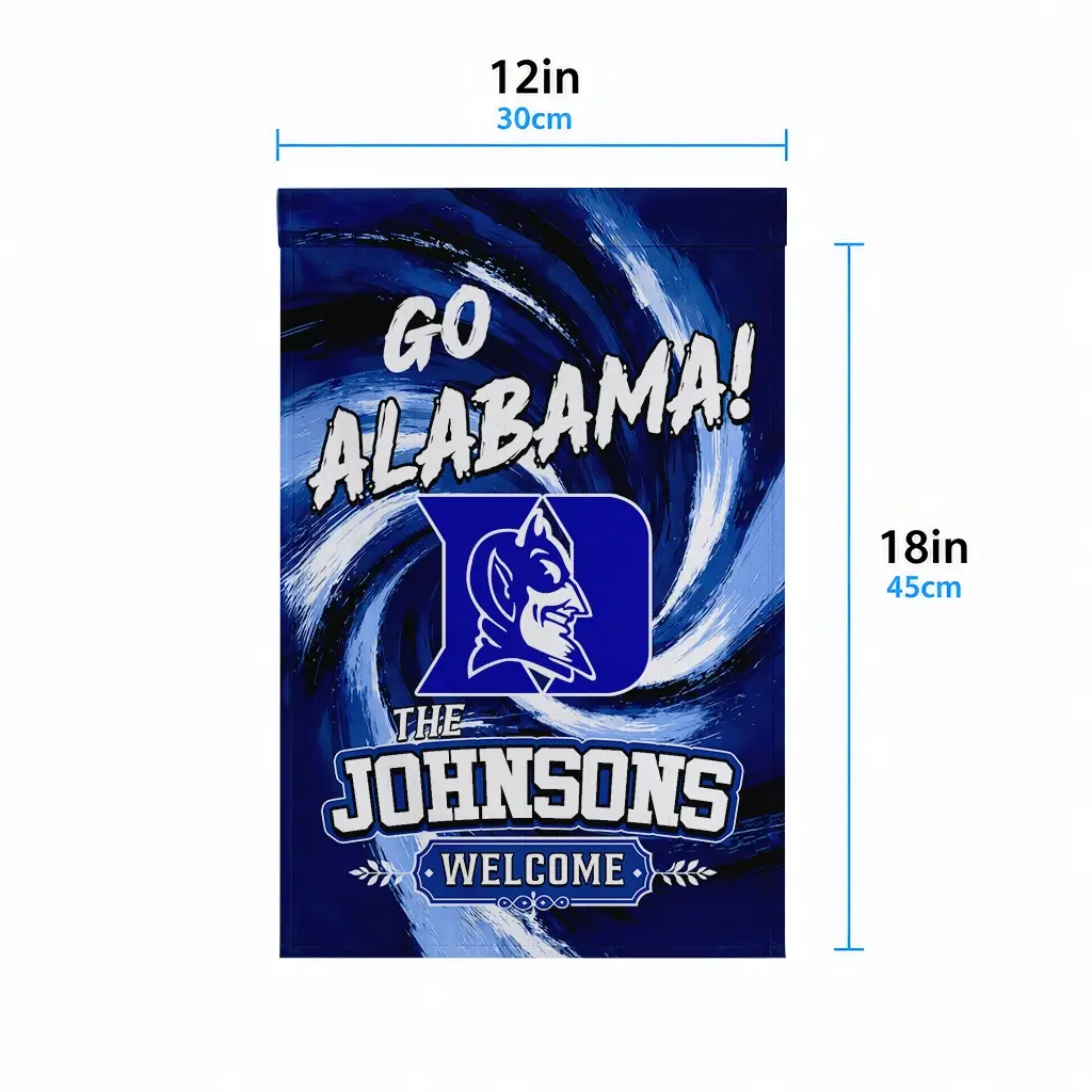 Duke Blue Devils Garden Flag Personalized Swirl Vortex Blue High Quality Duke Blue Devils Garden Flag Personalized Swirl Vortex Blue High Quality
