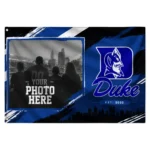 Duke Blue Devils House Flag Custom Framed Photo Blue Black Best Selling