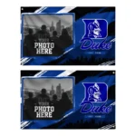 Duke Blue Devils House Flag Custom Framed Photo Blue Black Best Selling