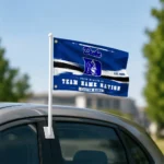 Duke Blue Devils House Flag Customized Brushed Streaks Blue Best Selling