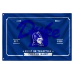 Duke Blue Devils House Flag Customized Ornate Border Blue Best Selling