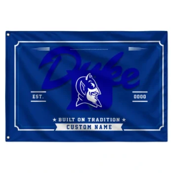 Duke Blue Devils House Flag Customized Ornate Border Blue Best Selling