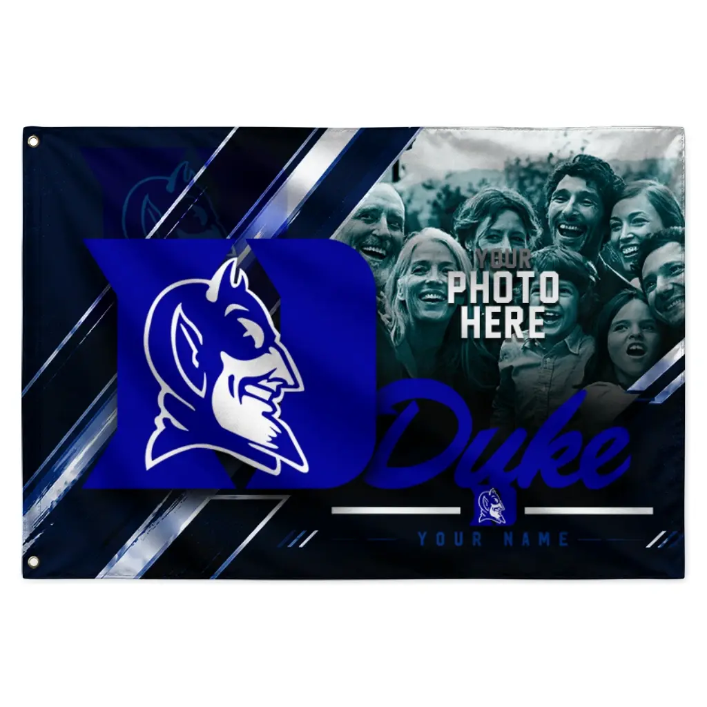 Duke Blue Devils House Flag Personalized Diagonal Stripes Blue Best Selling Duke Blue Devils House Flag Personalized Diagonal Stripes Blue Best Selling