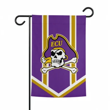 East Carolina Pirates Garden Flag Custom Chevron Stripes Purple Best Selling