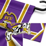 East Carolina Pirates Garden Flag Custom Chevron Stripes Purple Best Selling
