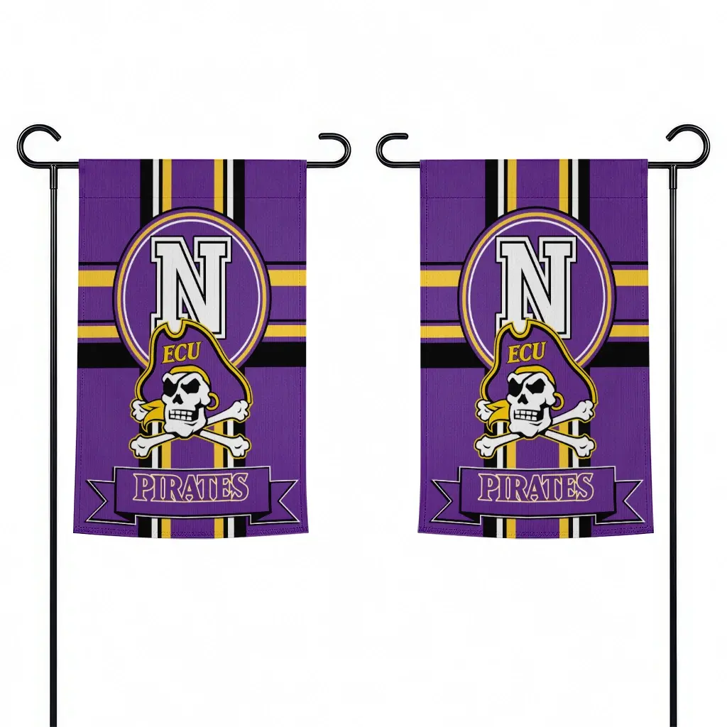 East Carolina Pirates Garden Flag Custom Circle Medallion Purple Fashion Forward East Carolina Pirates Garden Flag Custom Circle Medallion Purple Fashion Forward