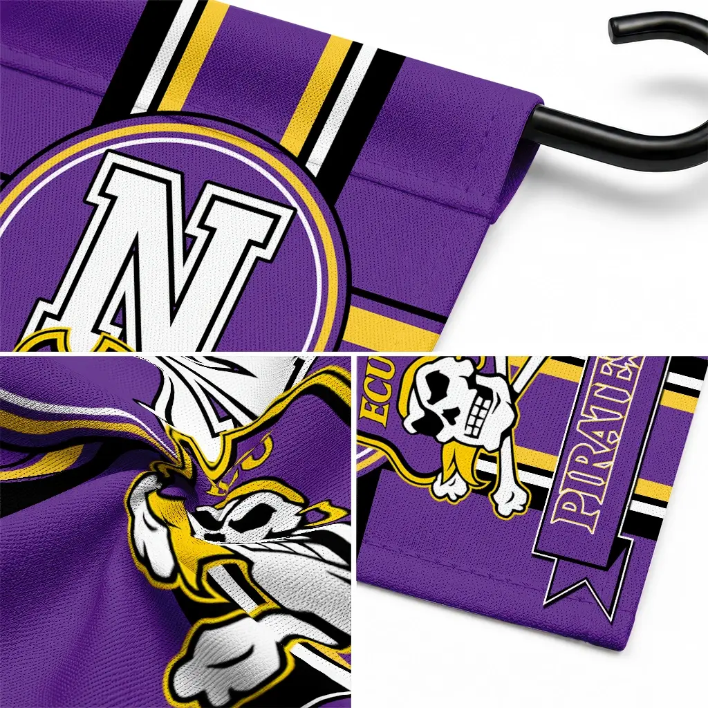 East Carolina Pirates Garden Flag Custom Circle Medallion Purple Latest Model East Carolina Pirates Garden Flag Custom Circle Medallion Purple Latest Model