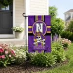 East Carolina Pirates Garden Flag Custom Circle Medallion Purple Best Selling