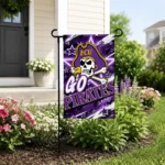 East Carolina Pirates Garden Flag Customized Glowing Star Purple Best Selling