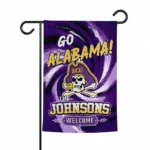 East Carolina Pirates Garden Flag Customized Swirl Vortex Purple Best Selling