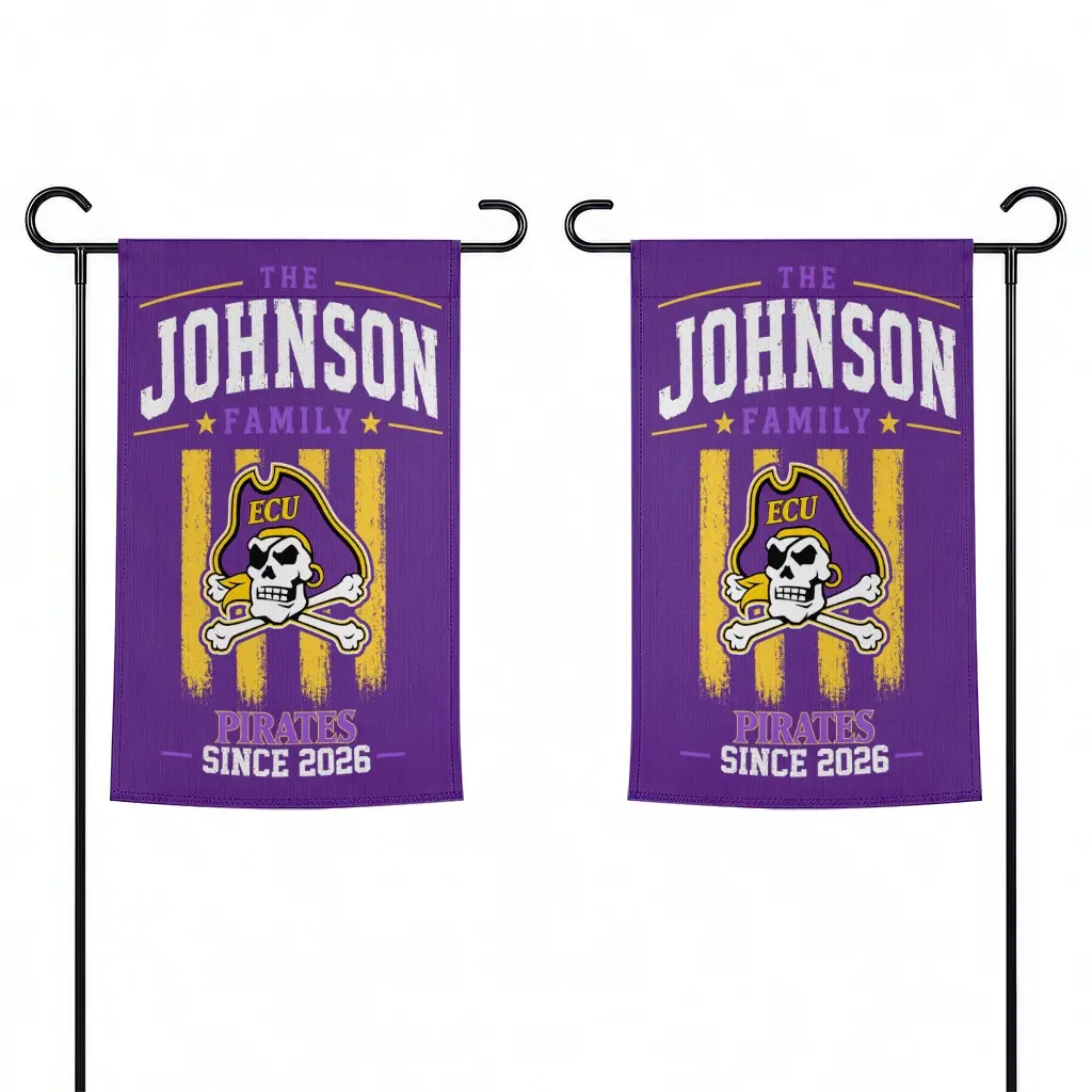 East Carolina Pirates Garden Flag Personalized Distressed Stripes Purple Fashion Forward East Carolina Pirates Garden Flag Personalized Distressed Stripes Purple Fashion Forward