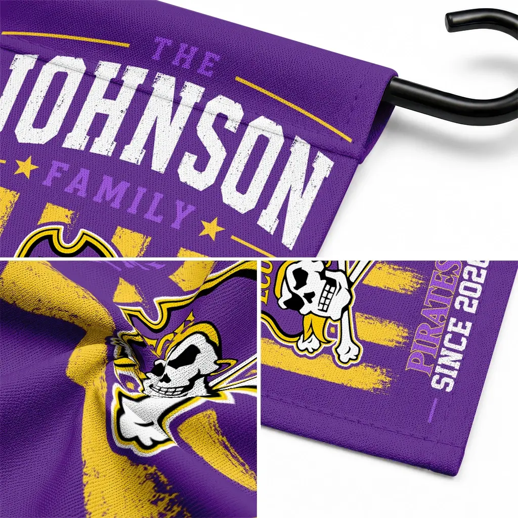 East Carolina Pirates Garden Flag Personalized Distressed Stripes Purple Latest Model East Carolina Pirates Garden Flag Personalized Distressed Stripes Purple Latest Model