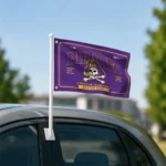 East Carolina Pirates House Flag Custom Ornate Border Purple Best Selling