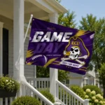 East Carolina Pirates House Flag Customized Action Streaks Purple Best Selling