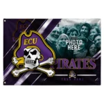 East Carolina Pirates House Flag Customized Diagonal Stripes Purple Best Selling