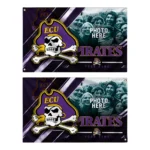 East Carolina Pirates House Flag Customized Diagonal Stripes Purple Best Selling