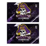 East Carolina Pirates House Flag Personalized Speed Slashes Purple Best Selling