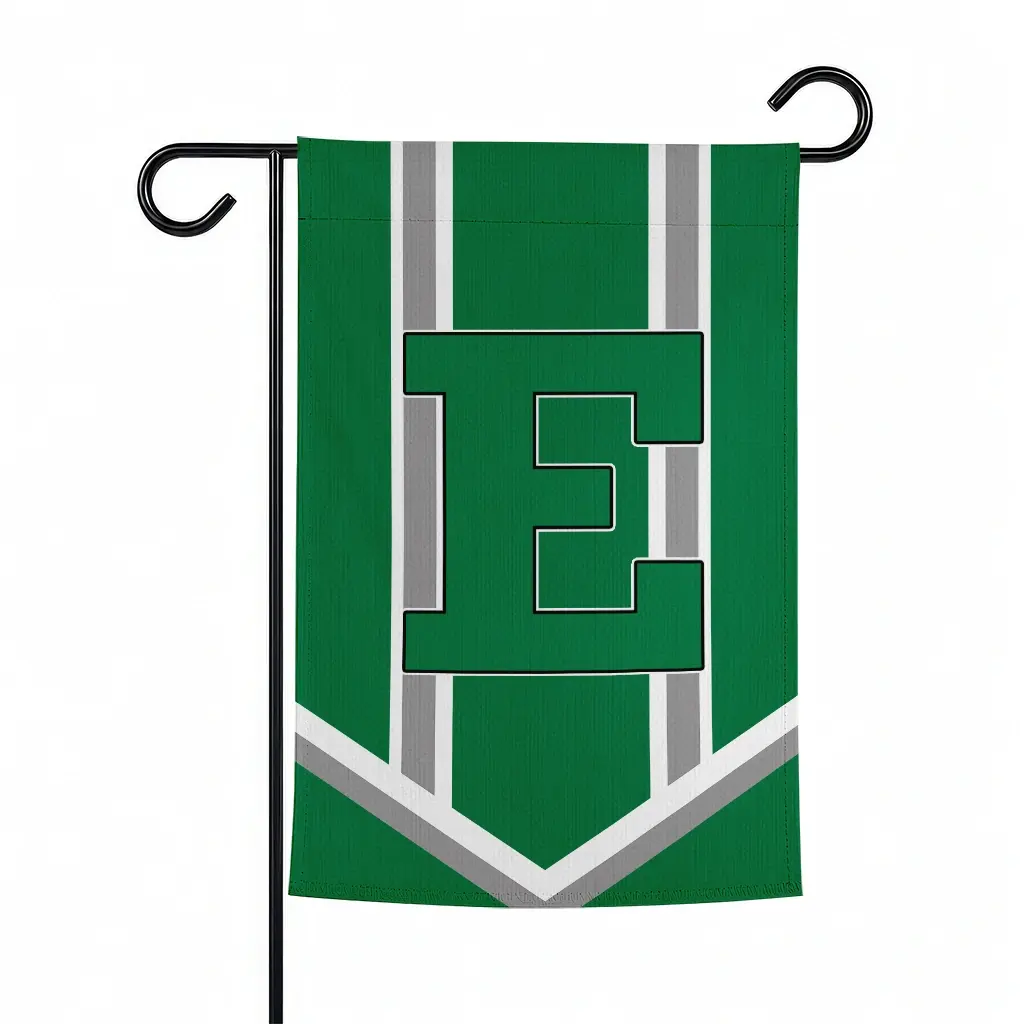 Eastern Michigan Eagles Garden Flag Custom Chevron Stripes Green Best Selling Eastern Michigan Eagles Garden Flag Custom Chevron Stripes Green Best Selling