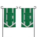 Eastern Michigan Eagles Garden Flag Custom Chevron Stripes Green Best Selling
