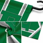 Eastern Michigan Eagles Garden Flag Custom Chevron Stripes Green Best Selling