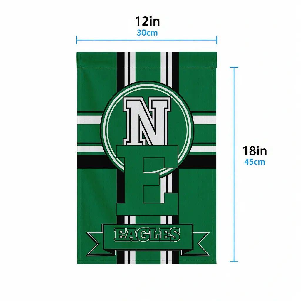 Eastern Michigan Eagles Garden Flag Custom Circle Medallion Green High Quality Eastern Michigan Eagles Garden Flag Custom Circle Medallion Green High Quality