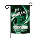 Eastern Michigan Eagles Garden Flag Customized Swirl Vortex Green Best Selling