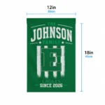 Eastern Michigan Eagles Garden Flag Personalized Distressed Stripes Green Best Selling