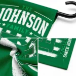 Eastern Michigan Eagles Garden Flag Personalized Distressed Stripes Green Best Selling