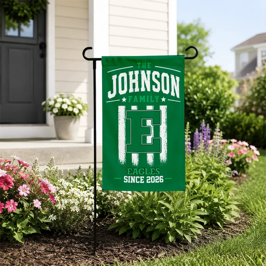 Eastern Michigan Eagles Garden Flag Personalized Distressed Stripes Green New Arrival Eastern Michigan Eagles Garden Flag Personalized Distressed Stripes Green New Arrival