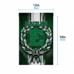 Eastern Michigan Eagles Garden Flag Personalized Laurel Wreath Green Best Selling