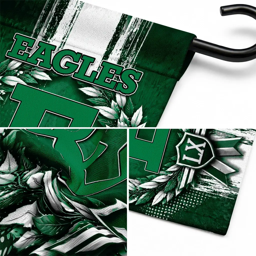Eastern Michigan Eagles Garden Flag Personalized Laurel Wreath Green Latest Model Eastern Michigan Eagles Garden Flag Personalized Laurel Wreath Green Latest Model